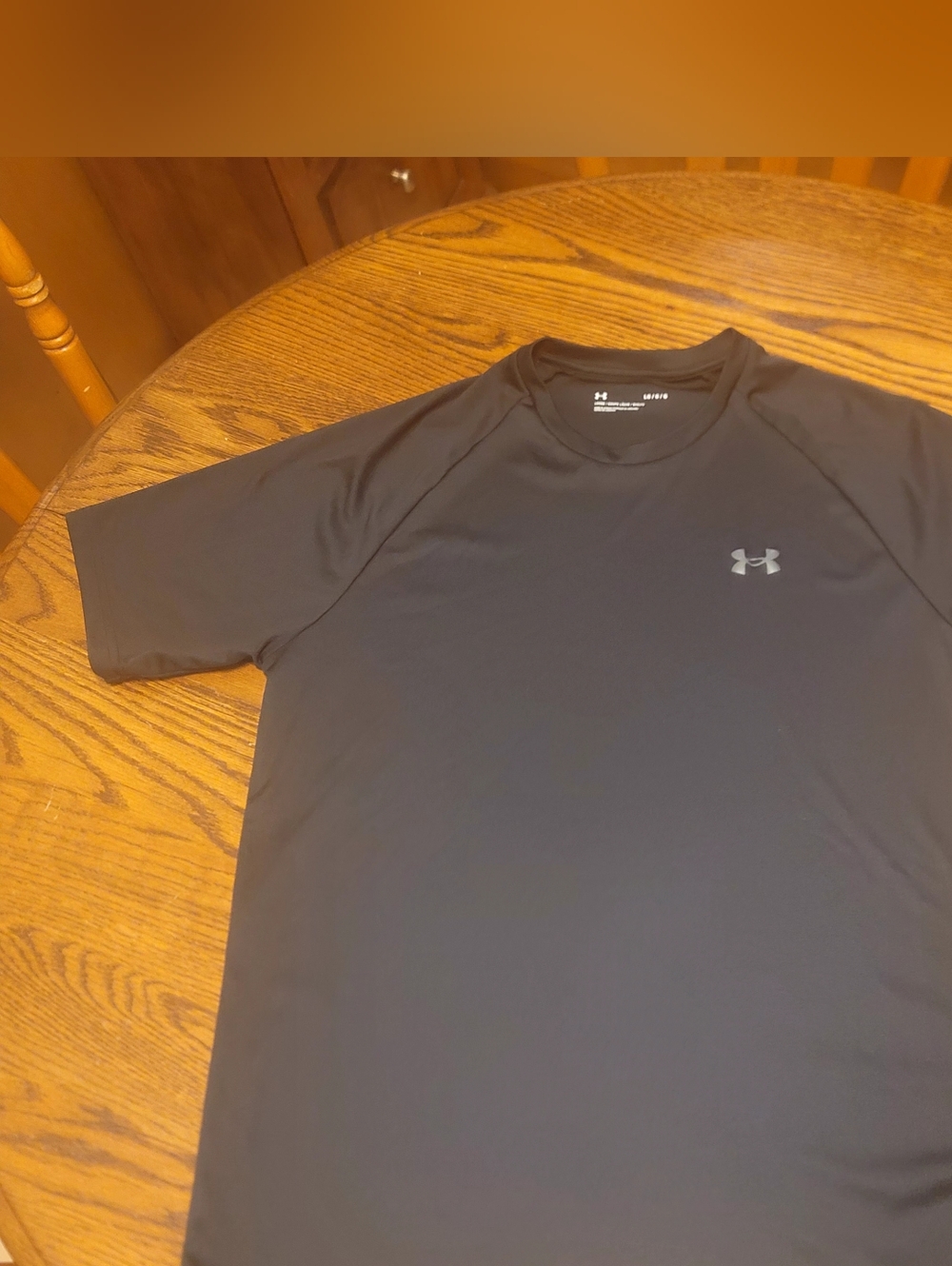 Under Armour Men’s Black Performance T-Shirt Loose Large